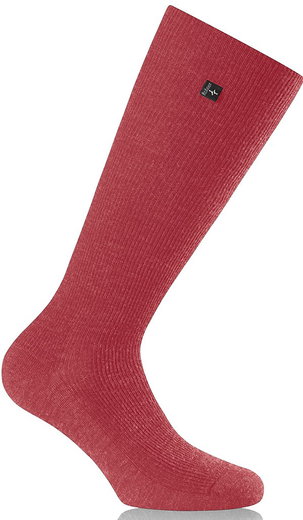 Rohner Businesssocke Knee SupeR Wool Long pink Herren - 1 Paar