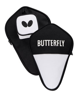 Butterfly Table Tennis Racket Case Cell Case I - Racket cover for 1 racket and 4 balls - black/white