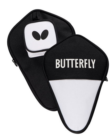 Butterfly Tischtennisschlägerhülle Cell Case I - Schlägerhülle für 1 Schläger und 4 Bälle - schwarz/weiss