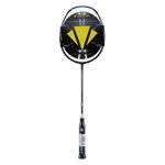 Carlton Rakieta do badmintona Powerblade Superlite 2.0 (Bestseller/wyważona na głowę/sztywna/gracz rekreacyjny) niebieska - naciągnięta -