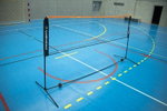Carrington Tragbares Badmintonnetz 3 Meter - schwarz/orange