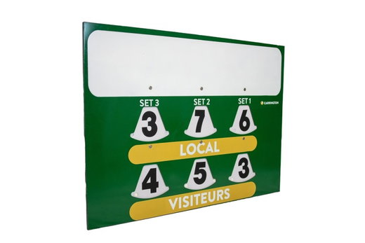 Carrington Tennis Scoreboard (with advertising space) green