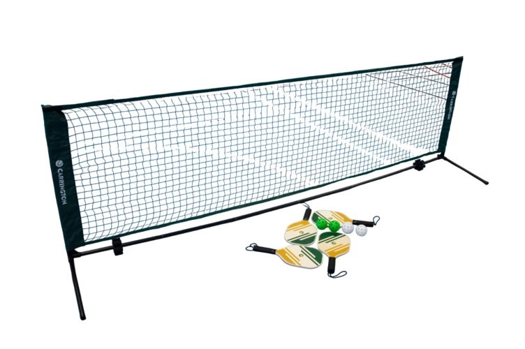 Carrington Pickleball-Set (4x Schläger, 4x Bälle, 1x Netz, 1x Tragebeutel)