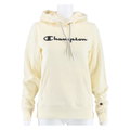Champion Hoodie Sweatshirt Big Logo Print (gefüttert) beige Damen