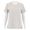 Champion Shirt (Baumwolle) Big Logo-Print beige Damen