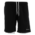 Champion Freizeithose Bermuda(Baumwolle) kurz Logo Schriftzug klein schwarz Herren