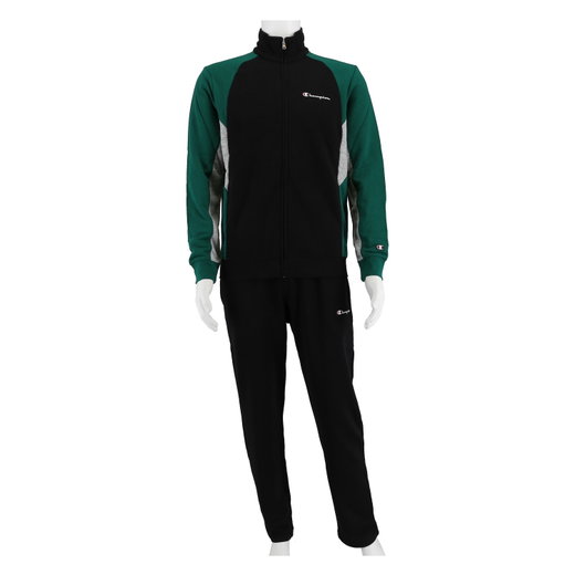 Champion Trainingsanzug Schriftzug ( Jacke & Hose ) dunkelgrün/schwarz Herren