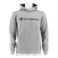 Champion Hoodie Big Logo Print hellgrau/navyblau Jungen