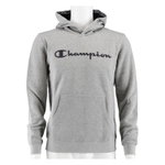 Champion Hoodie Big Logo Print hellgrau/navyblau Jungen