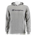 Champion Kapuzenpullover Hoodie Big Logo Print (gefüttert) hellgrau Kinder
