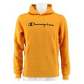 Champion Kapuzenpullover Hoodie Big Logo Print (gefüttert) signalgelb Kinder