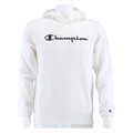 Champion Kapuzenpullover Hoodie Big Logo Print (gefüttert) weiss Kinder