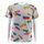 Champion Freizeit Tshirt (Baumwolle) Allover Logo-Print grau Kinder