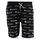 Champion Freizeithose Bermuda (Baumwolle) Allover Script-Print kurz schwarz Jungen