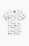 Champion Leisure T-shirt (Cotton) Allover Script-Print 2022 white Boys