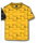 Champion Freizeit Tshirt (Baumwolle) Allover Script-Print gelb Kinder