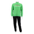 Champion Trainingsanzug Logo (Jacke&Hose aus Baumwolle) grün/schwarz Kinder