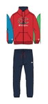 Champion Trainingsanzug Logo (Jacke&Hose aus Baumwolle) rot/navyblau Kinder