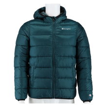 Champion Steppjacke (wattiert mit Kapuze) petrolblau Kinder
