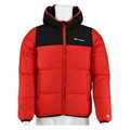 Champion Steppjacke mit Kapuze und kleiner Schriftzug rot Jungen