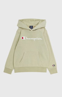 Champion Kapuzenpullover (Baumwoll-Hoodie) Big Logo beige Kinder