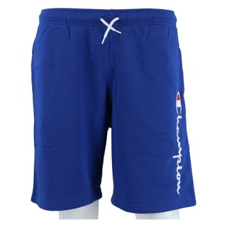 Champion Freizeithose (Baumwolle) Bermuda mit Logo-Schriftzug kurz royalblau Jungen