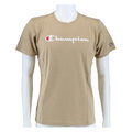 Champion T-shirt rekreacyjne (bawełna) Crew z logo 2024 beżowy dziecięcy