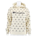 Champion Hoodie Graphic Big Logo Print beige Mädchen