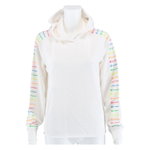 Champion Kapuzenpullover Arm Print weiss Mädchen
