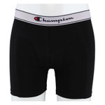Champion Boxershort (Baumwolle) Unterwäsche mit weissem Bund schwarz Herren - 2er Pack