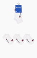 Champion Tennissocken (Baumwolle) Sneaker Schriftzug-Print weiss Herren - 3 Paar