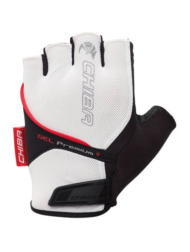 Chiba Fahrrad Handschuhe Gel Premium weiss