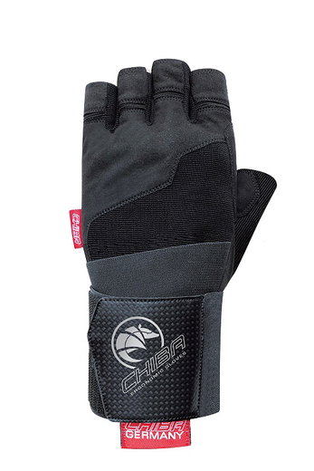 Rękawice fitness Chiba Iron III czarne - 1 para