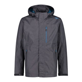 CMP Regenjacke mit abnehmbarer Kapuze anthrazitgrau Herren