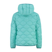 CMP quilted jacket with padding (water-repellent, warm) aqua blue children