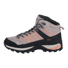 CMP Wanderschuhe Rigel Mid WP (Trekking, wasserdicht) beige/melone Damen