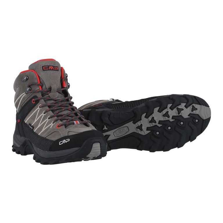 CMP Wanderschuhe Rigel Mid Trekking WP (wasserdicht) desertbeige/grau Herren