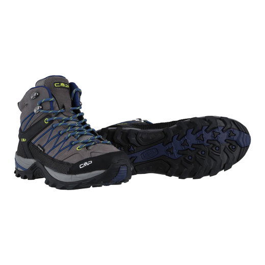 CMP Wanderschuhe Rigel Mid Trekking WP (wasserdicht) hellgrau Herren