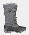 CMP Winterstiefel Nietos Urban Style (Kunstpelzfutter, wasserdichter Überschuh) graphitgrau Damen