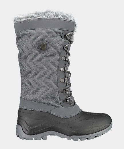 CMP Zimowe buty Nietos Urban Style (futro z sztucznego futra, wodoodporny ochraniacz) grafitowy szary Damskie