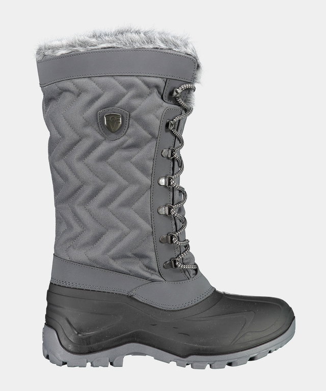 CMP Winterstiefel Nietos Urban Style (Kunstpelzfutter, wasserdichter Überschuh) graphitgrau Damen