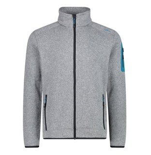 CMP Fleecejacke Knit-Tech mit Stehkragen hellgrau Herren
