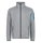 CMP Fleece Jacket Knit-Tech with Stand-Up Collar Light Grey Men