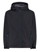 CMP Regenjacke aus Ripstop mit Kapuze (wasserdicht) anthrazitgrau Kinder