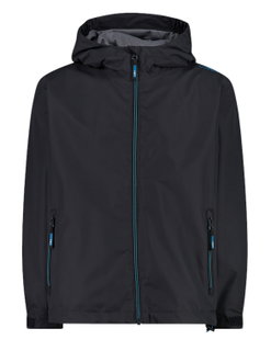 CMP Regenjacke aus Ripstop mit Kapuze (wasserdicht) anthrazitgrau Kinder