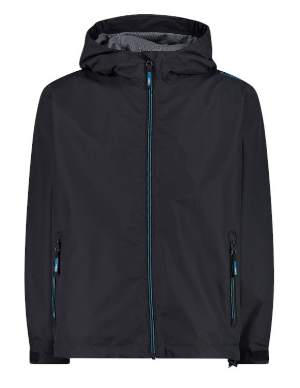 CMP Regenjacke aus Ripstop mit Kapuze (wasserdicht) anthrazitgrau Kinder
