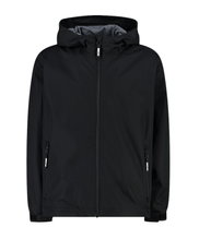 CMP Regenjacke aus Ripstop mit Kapuze (wasserdicht) schwarz Kinder