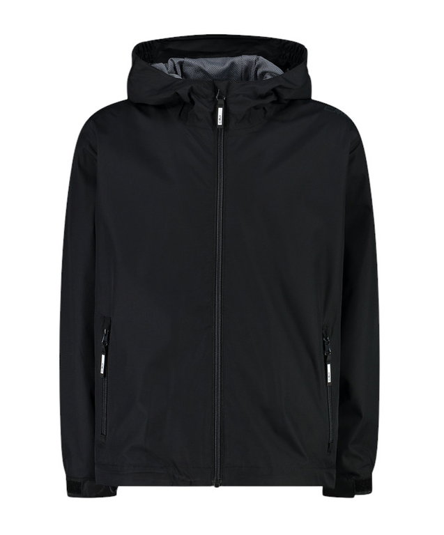 CMP Regenjacke aus Ripstop mit Kapuze (wasserdicht) schwarz Kinder