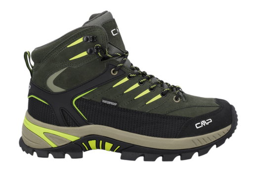 CMP Wanderschuhe Rigel 2.0 MID Trekking WP (wasserdicht) dunkelgrün/schwarz Herren