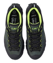CMP Trekking-Wanderschuhe Huranus Low WP (Nubukleder, wasserdicht) dunkelgrün Herren